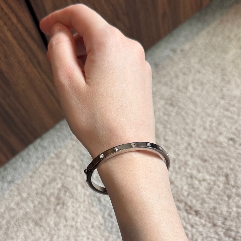 kate spade Silver Bracelet with Gem Accents